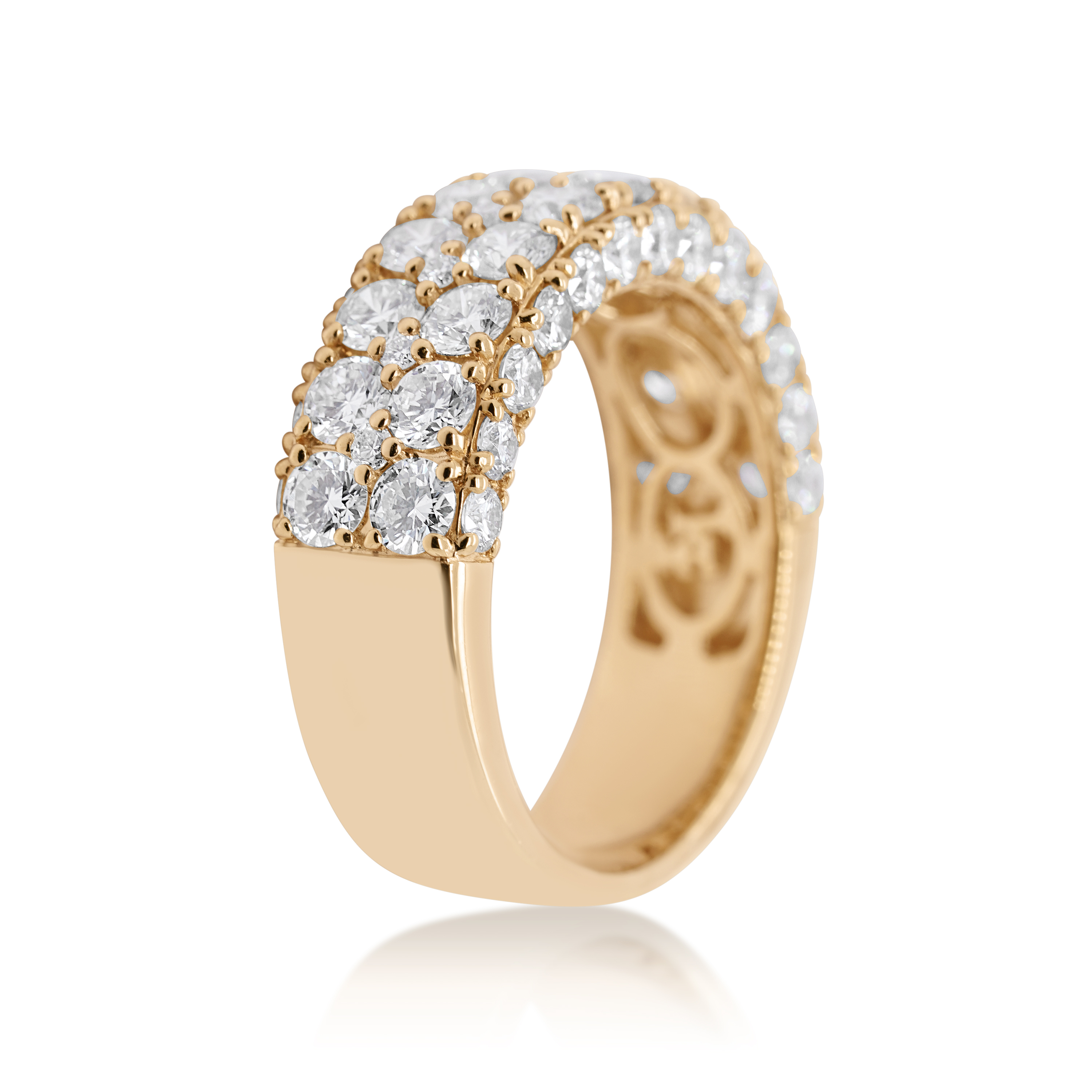 Diamond Ring 4.90 ct. 14K Yellow Gold